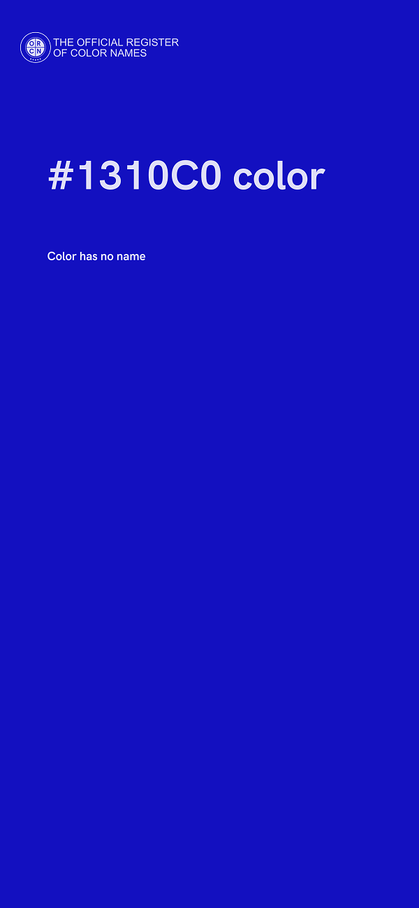 #1310C0 color image