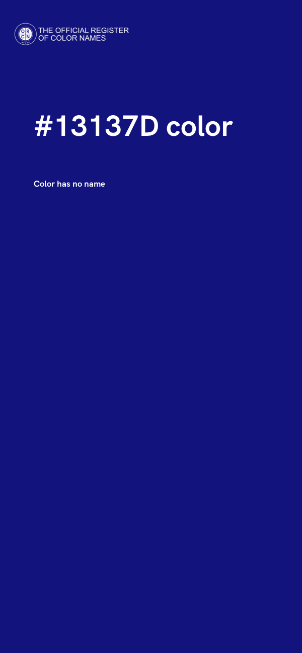 #13137D color image