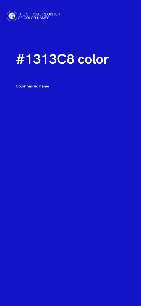 #1313C8 color image