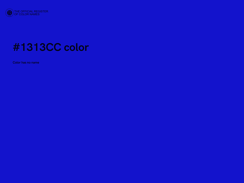 #1313CC color image