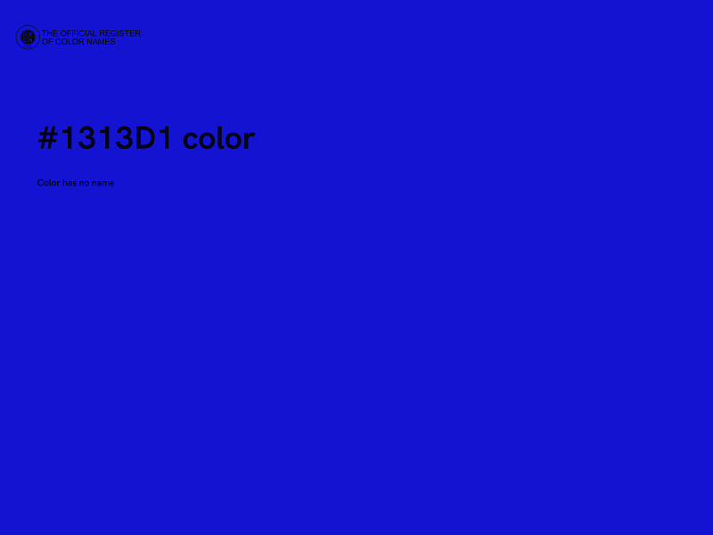 #1313D1 color image