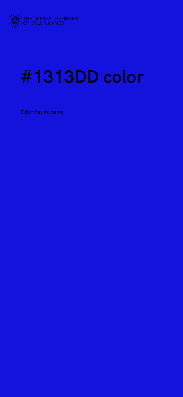 #1313DD color image