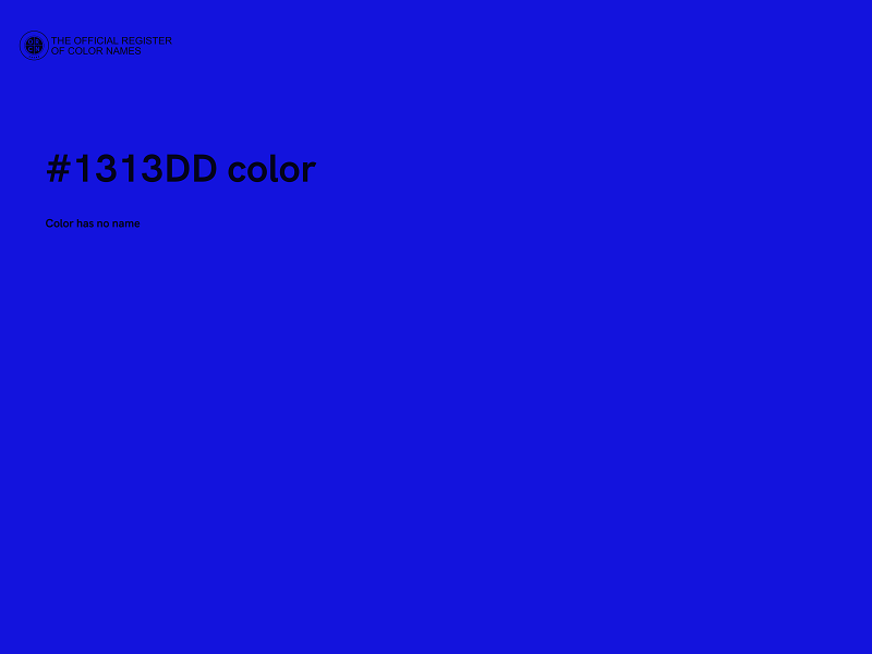 #1313DD color image