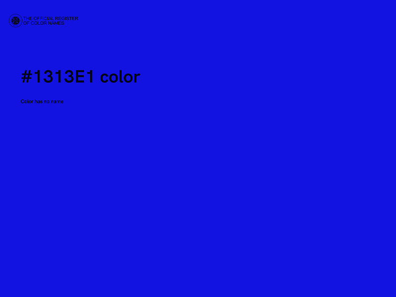 #1313E1 color image