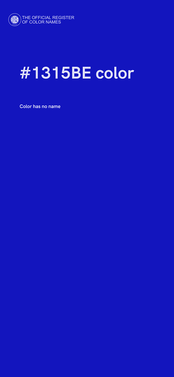 #1315BE color image