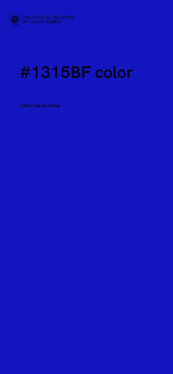 #1315BF color image