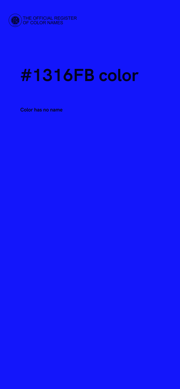 #1316FB color image