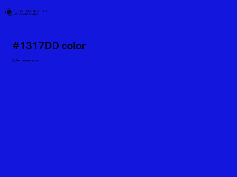#1317DD color image