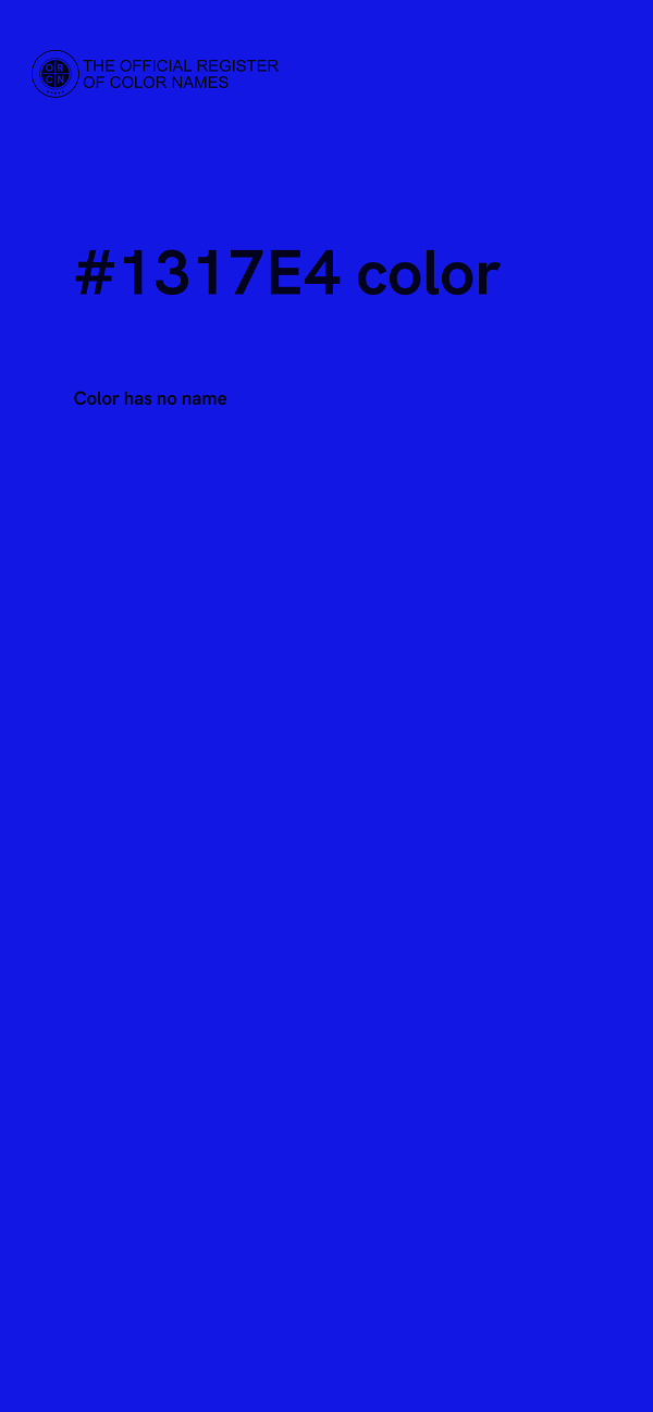 #1317E4 color image