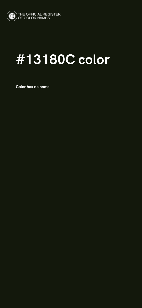 #13180C color image