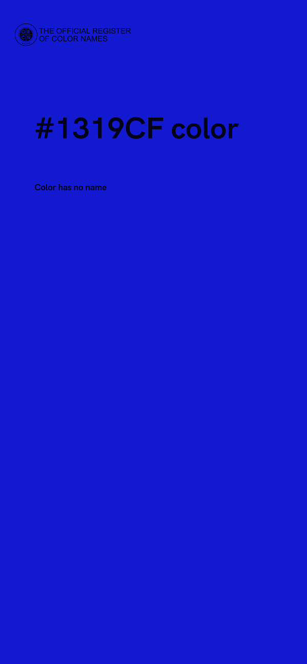 #1319CF color image