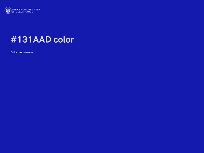 #131AAD color image