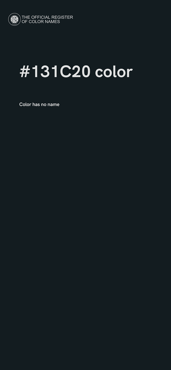 #131C20 color image
