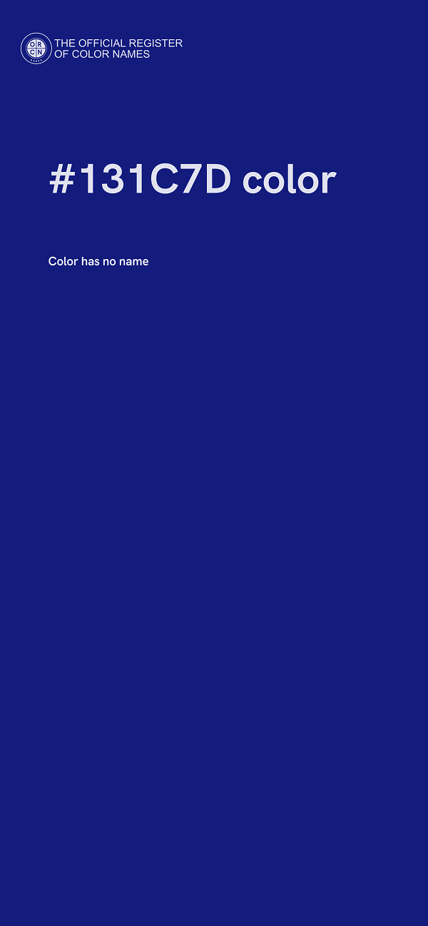 #131C7D color image