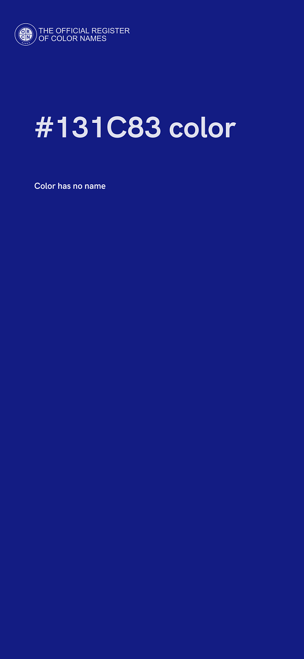 #131C83 color image
