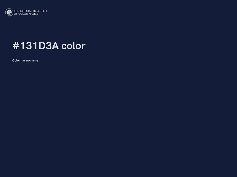 #131D3A color image