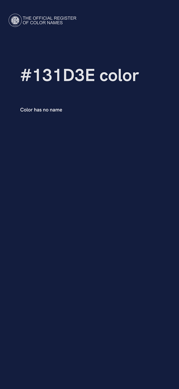 #131D3E color image
