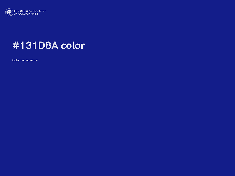 #131D8A color image