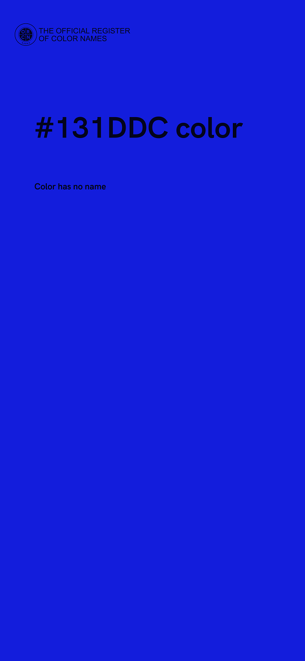 #131DDC color image
