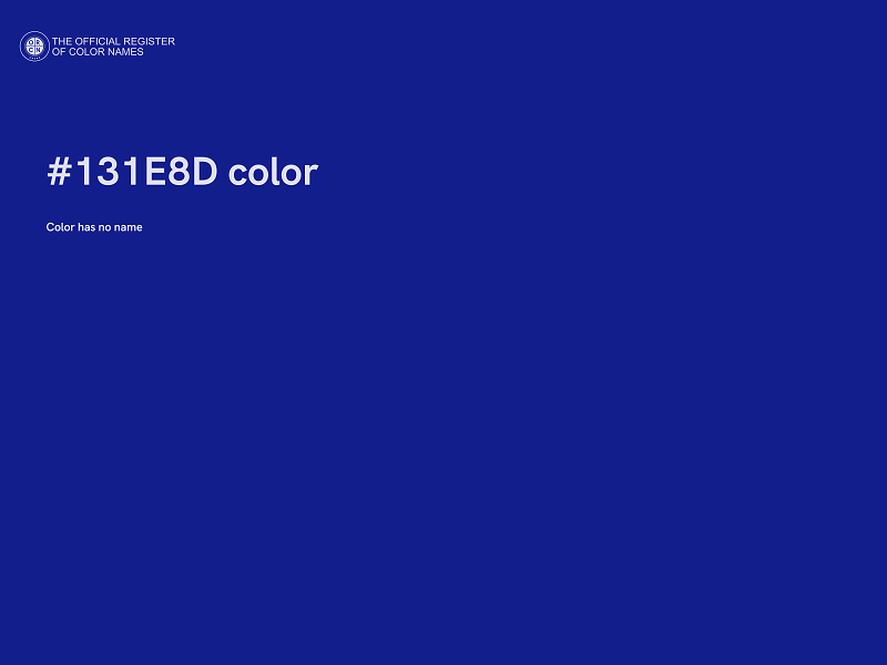 #131E8D color image