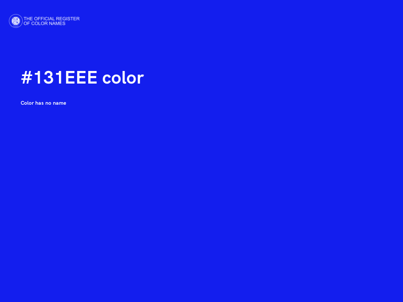 #131EEE color image