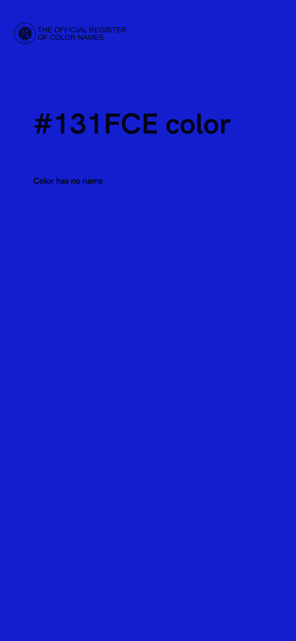 #131FCE color image