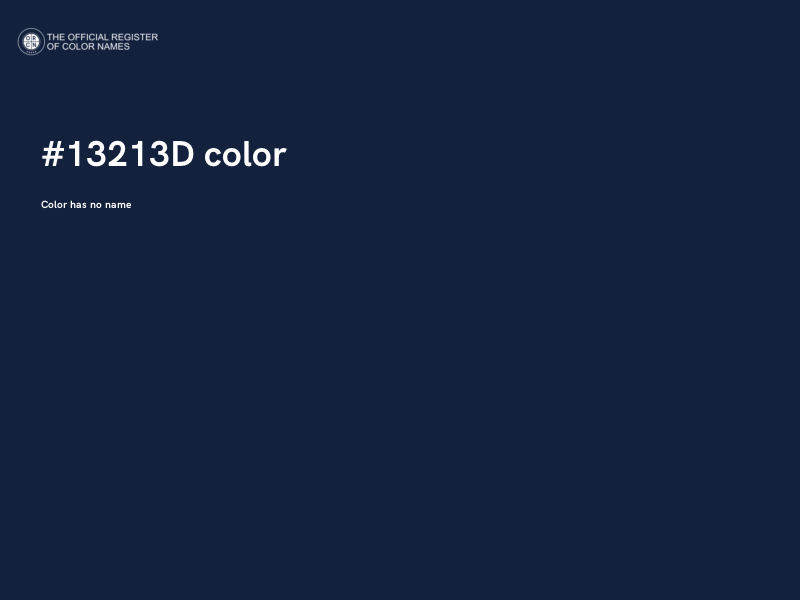 #13213D color image