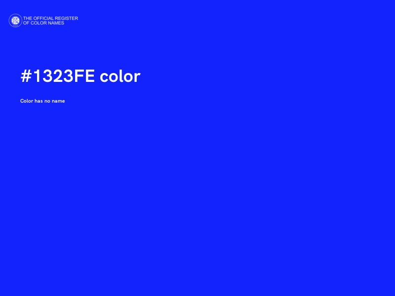 #1323FE color image