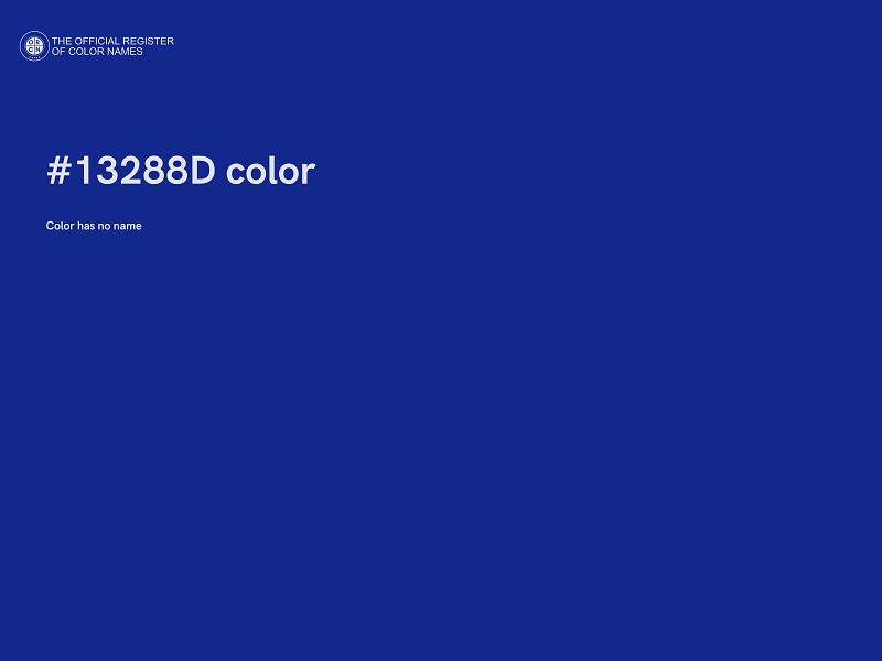 #13288D color image