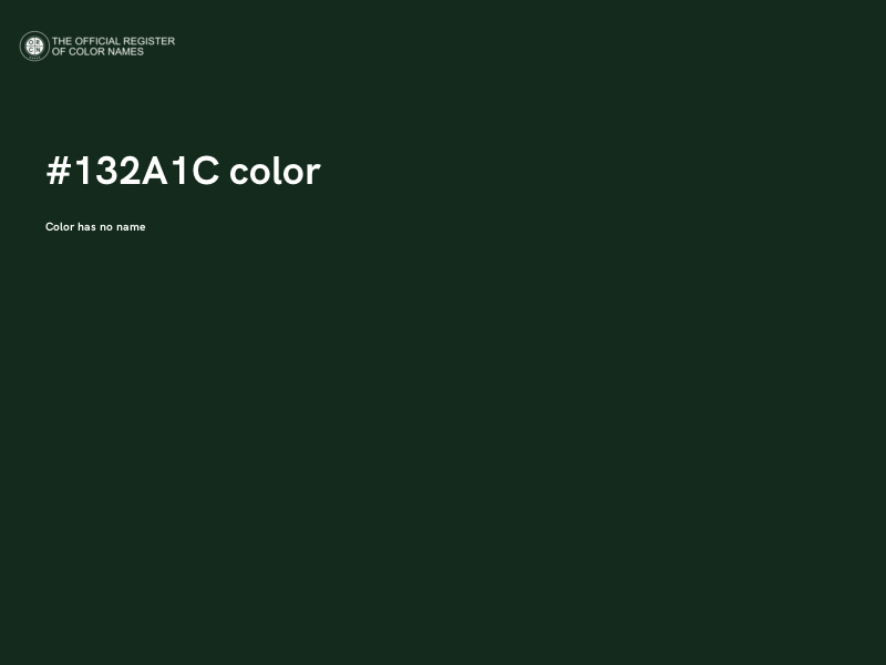 #132A1C color image
