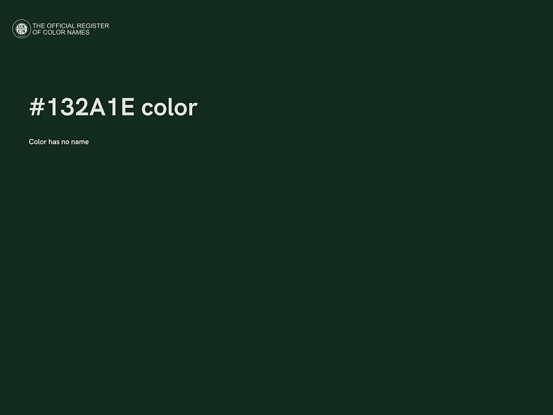 #132A1E color image