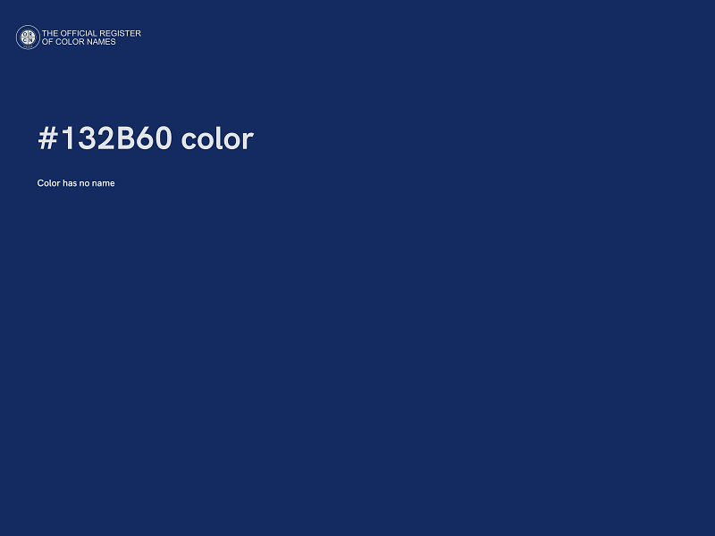 #132B60 color image
