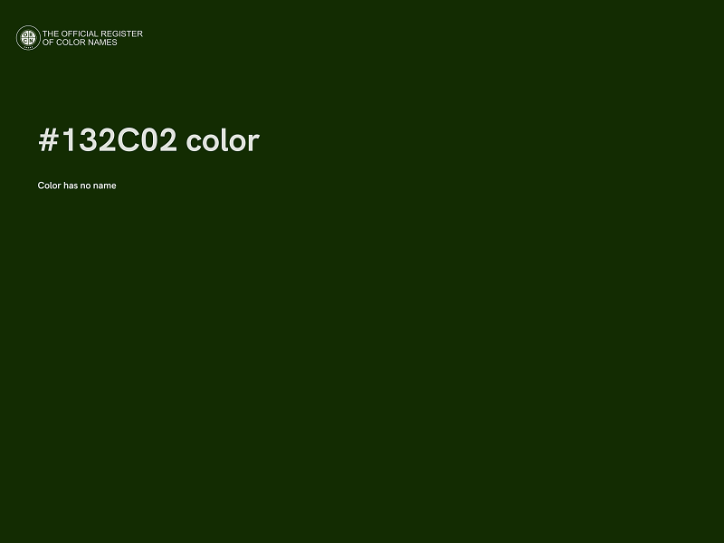 #132C02 color image