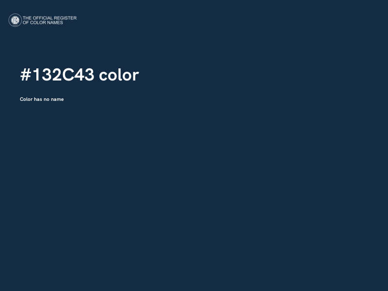 #132C43 color image