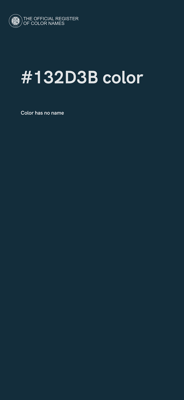#132D3B color image