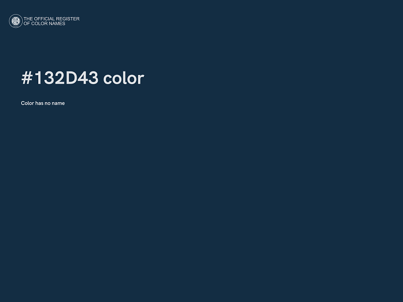 #132D43 color image