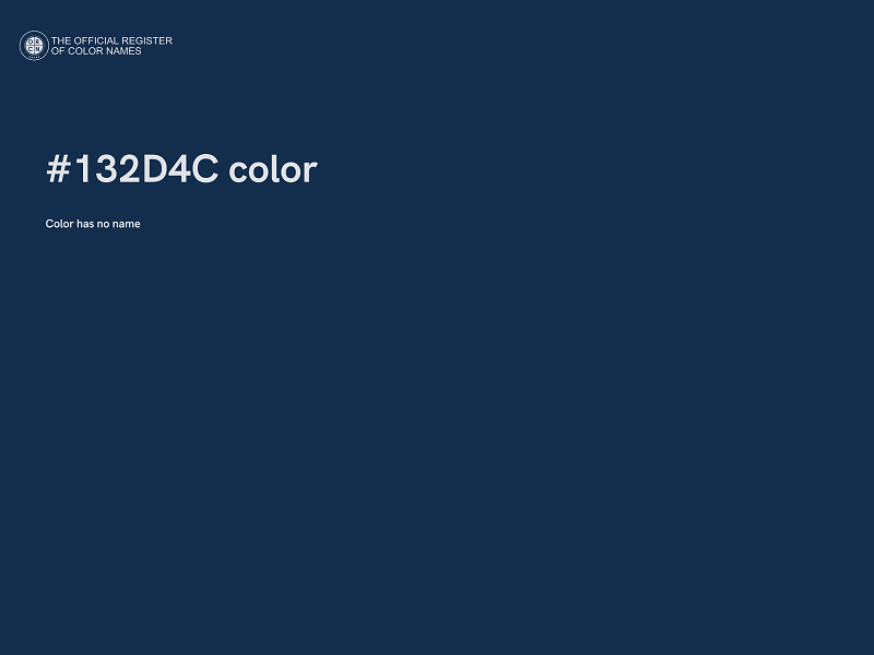 #132D4C color image