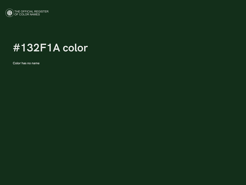 #132F1A color image