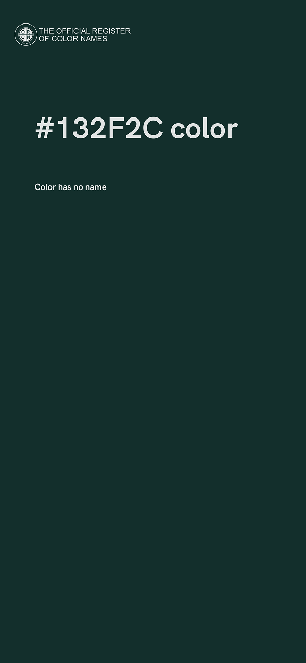 #132F2C color image