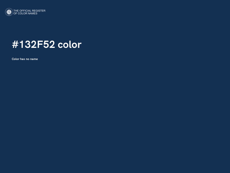 #132F52 color image
