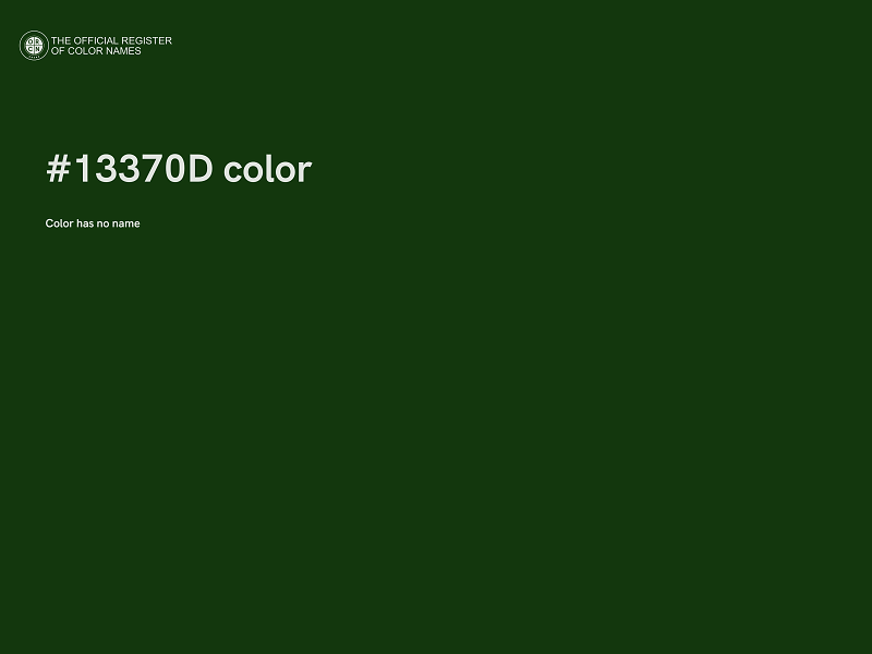 #13370D color image