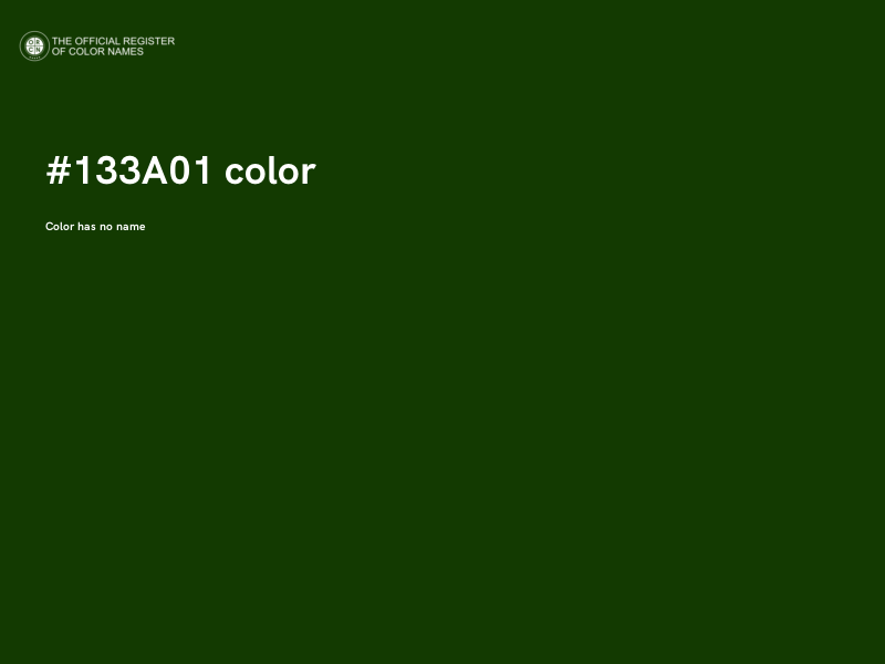#133A01 color image