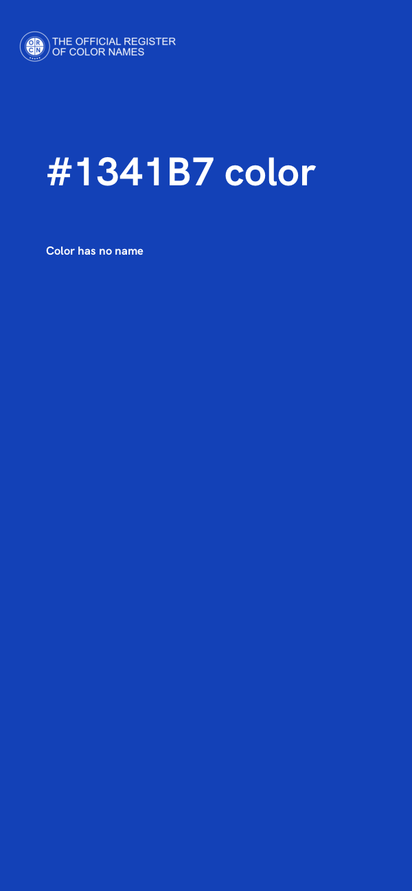#1341B7 color image