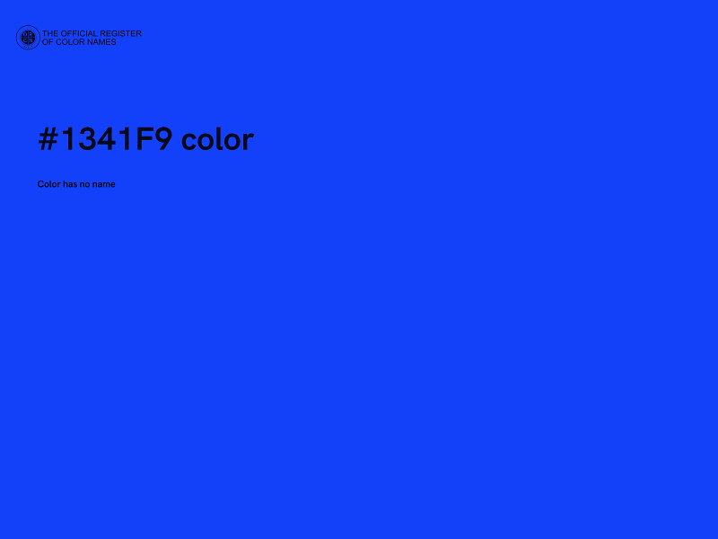 #1341F9 color image