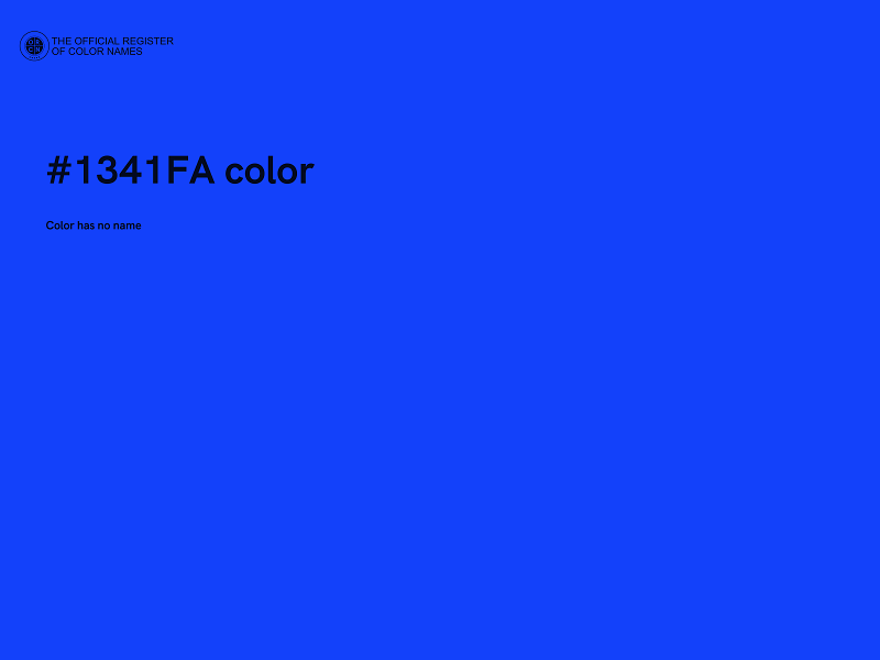 #1341FA color image
