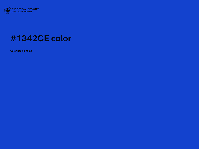 #1342CE color image