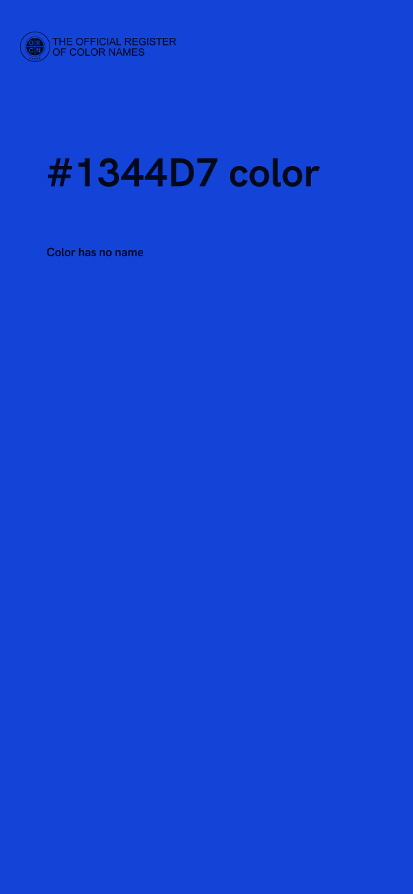 #1344D7 color image