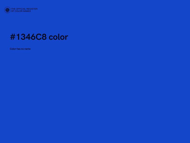 #1346C8 color image