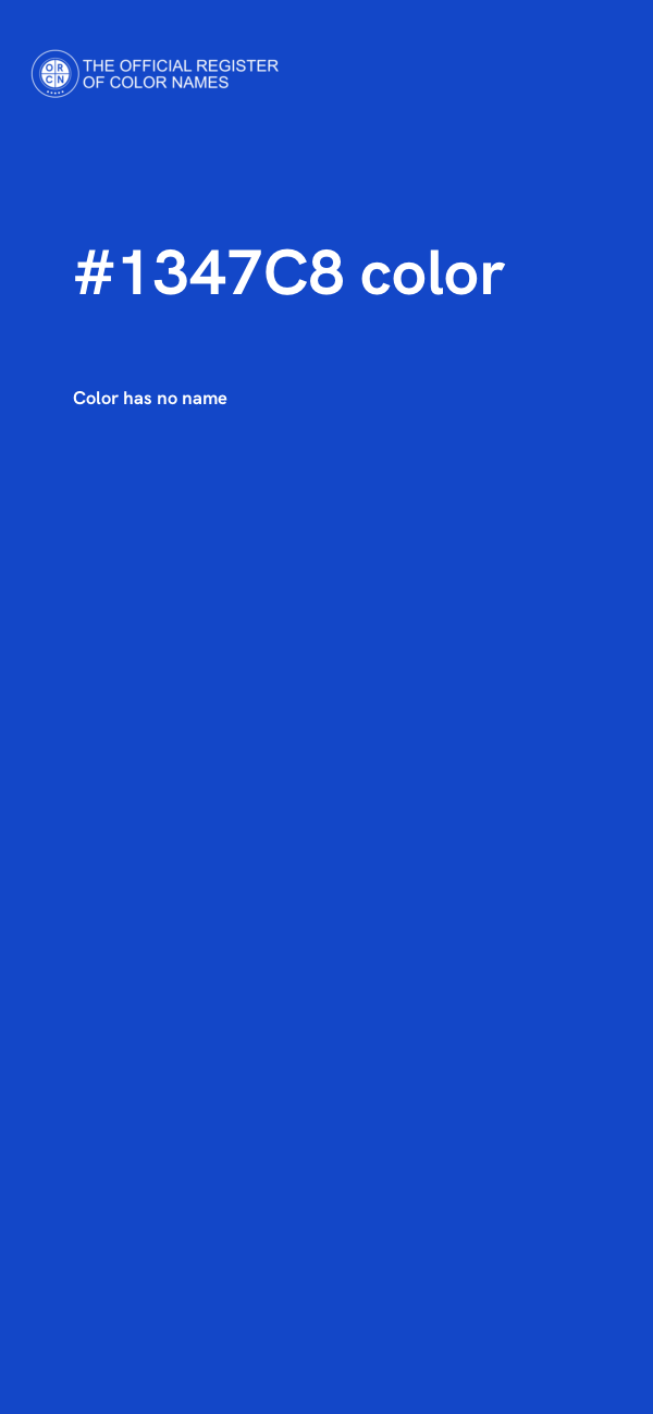 #1347C8 color image