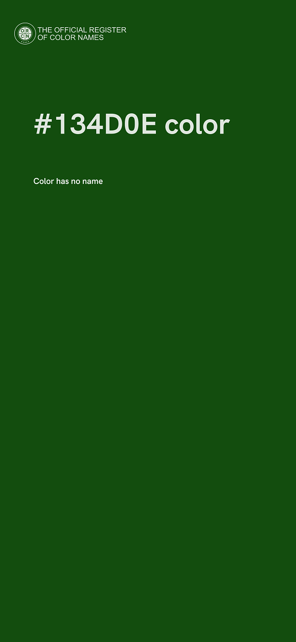 #134D0E color image